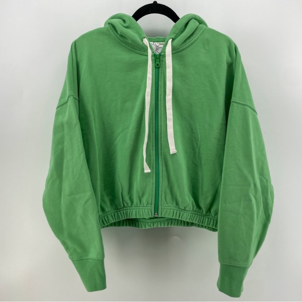 Aerie offline cropped full zip with hood very thick great feel size medium